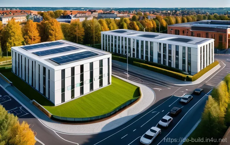 건물 시설관리 자동화 기술 - **Prompt 1: Optimized Comfort and Energy Efficiency in a Modern German Office**
    "A bright, conte...